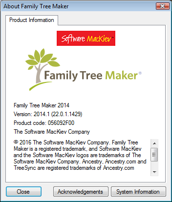Family tree maker windows 10